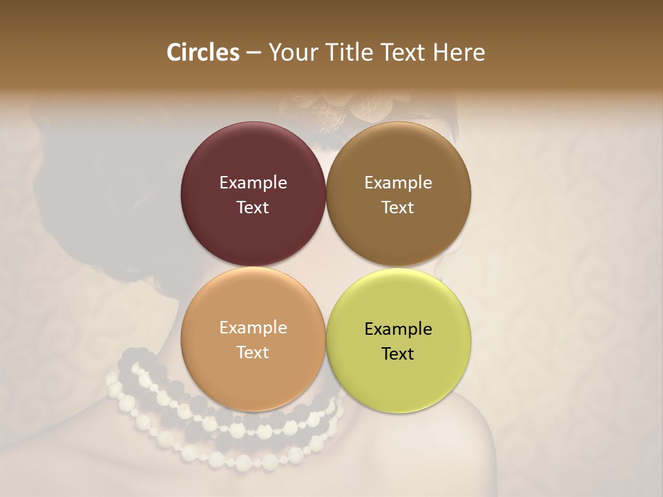 Celebrate Retro Caucasian PowerPoint Template