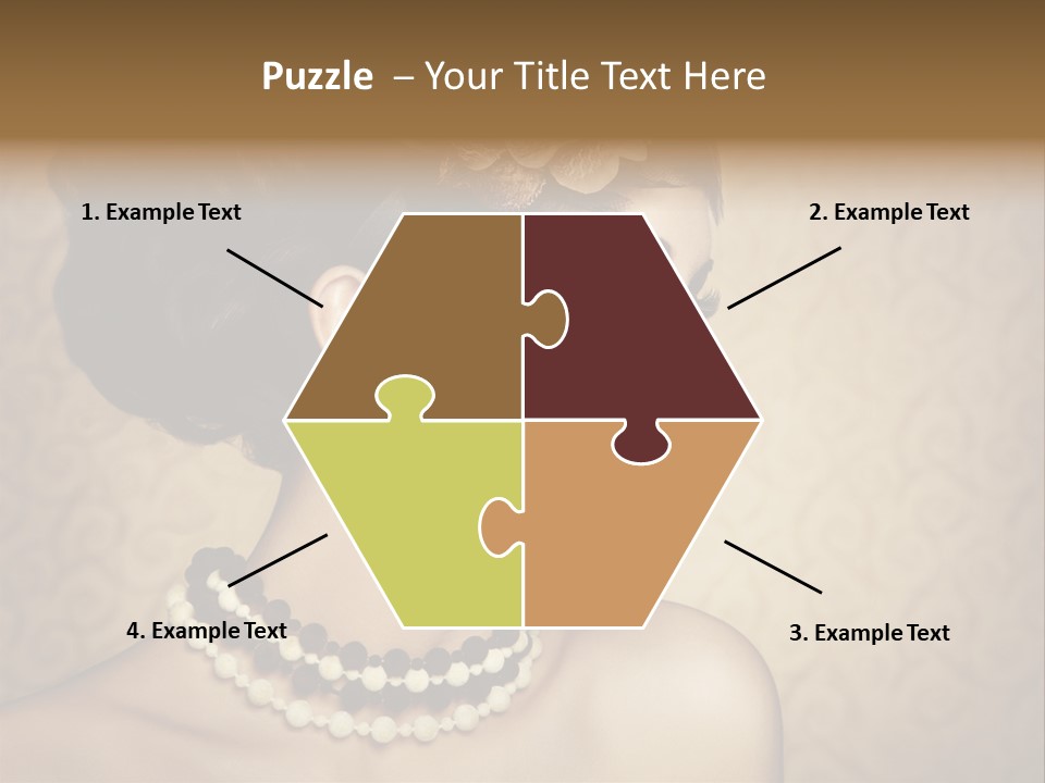 Celebrate Retro Caucasian PowerPoint Template