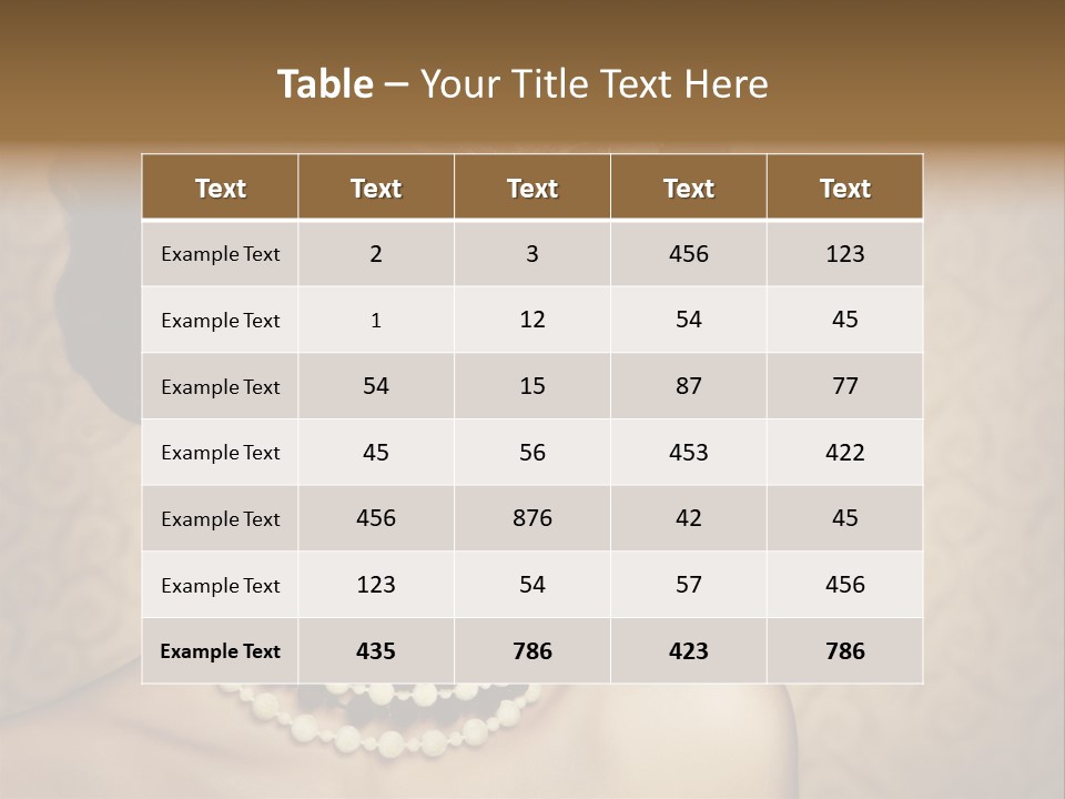 Celebrate Retro Caucasian PowerPoint Template