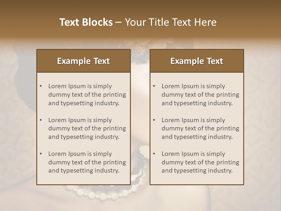 Celebrate Retro Caucasian PowerPoint Template