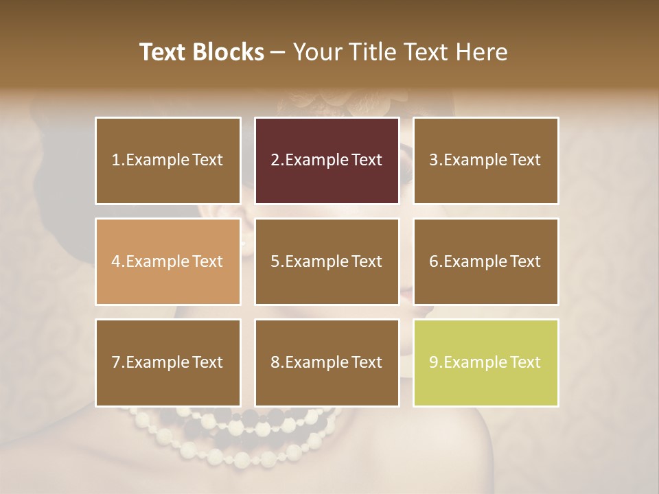 Celebrate Retro Caucasian PowerPoint Template