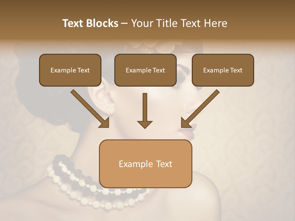 Celebrate Retro Caucasian PowerPoint Template