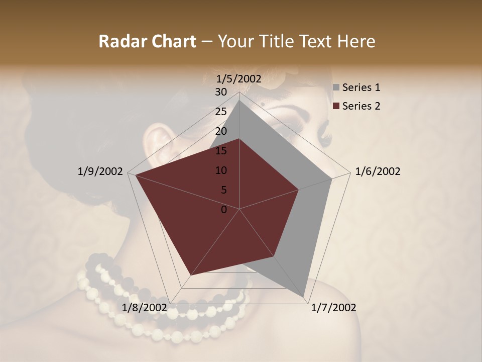 Celebrate Retro Caucasian PowerPoint Template