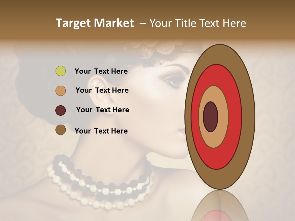 Celebrate Retro Caucasian PowerPoint Template