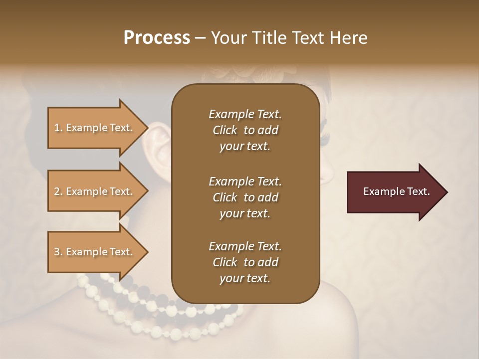 Celebrate Retro Caucasian PowerPoint Template