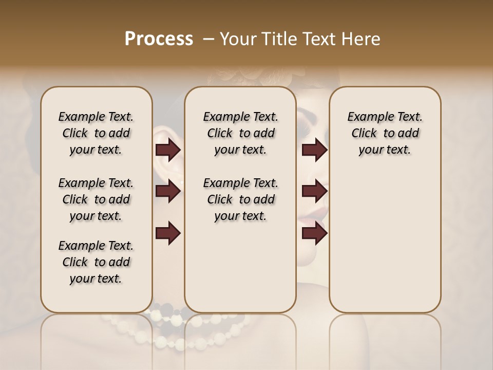 Celebrate Retro Caucasian PowerPoint Template
