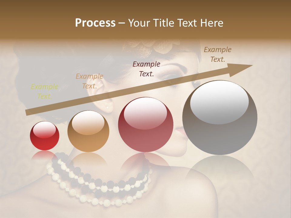 Celebrate Retro Caucasian PowerPoint Template