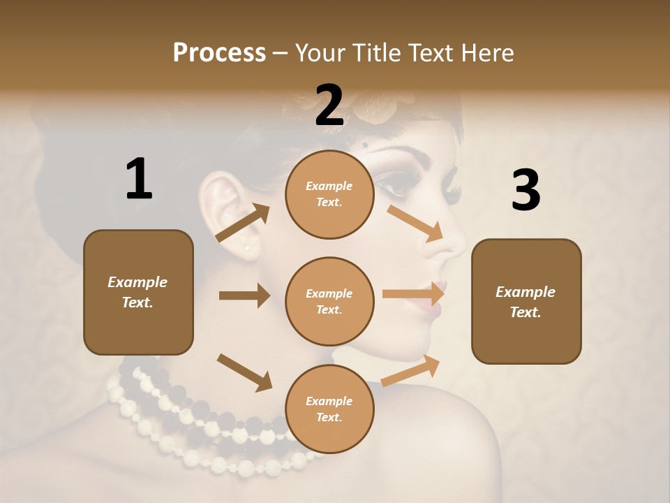 Celebrate Retro Caucasian PowerPoint Template