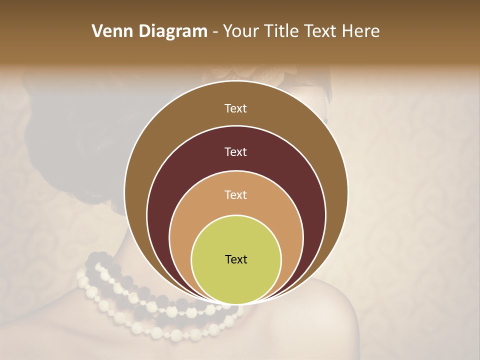 Celebrate Retro Caucasian PowerPoint Template