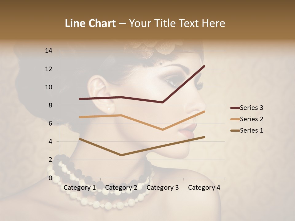 Celebrate Retro Caucasian PowerPoint Template