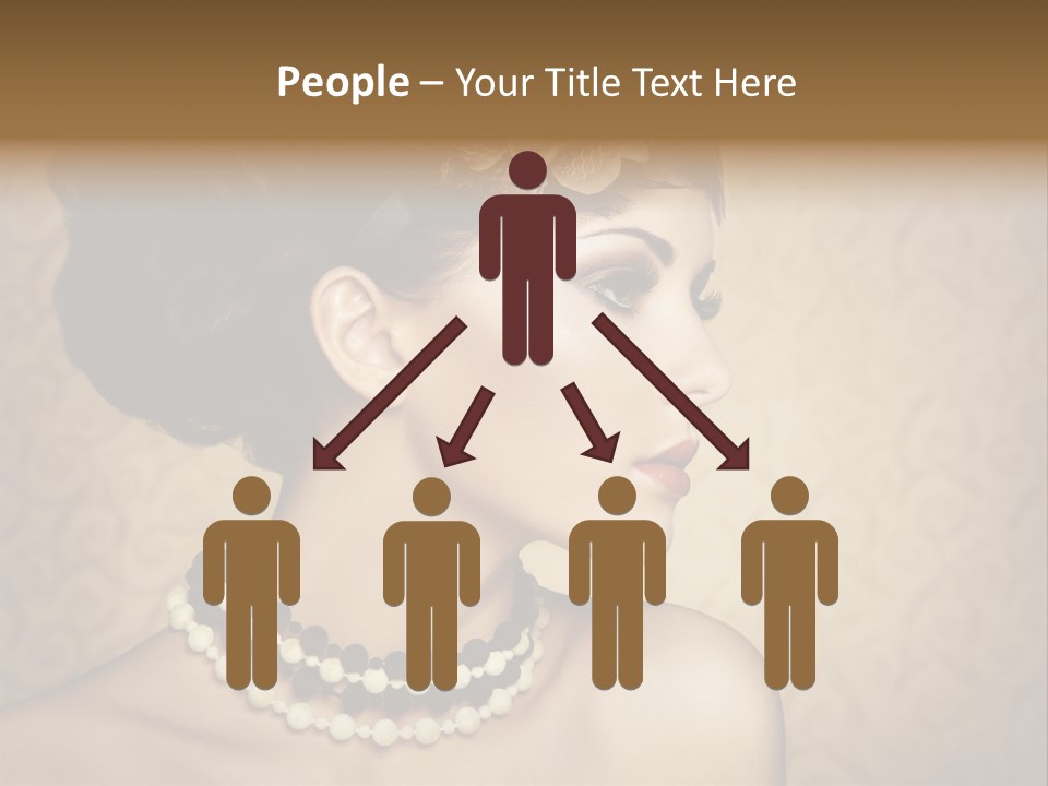 Celebrate Retro Caucasian PowerPoint Template