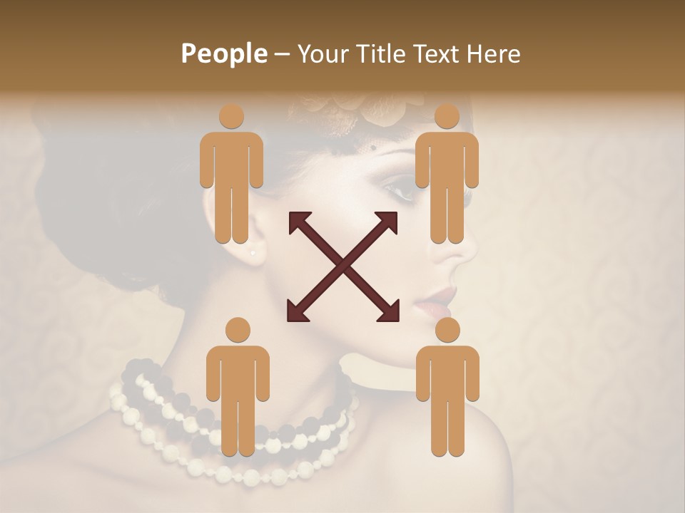 Celebrate Retro Caucasian PowerPoint Template