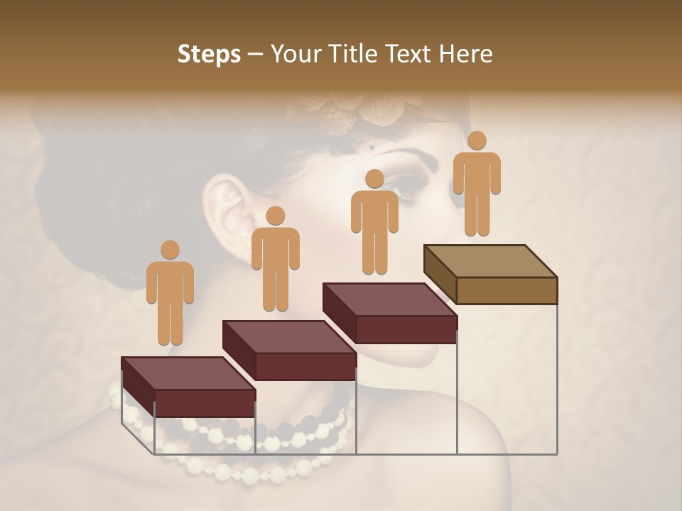 Celebrate Retro Caucasian PowerPoint Template