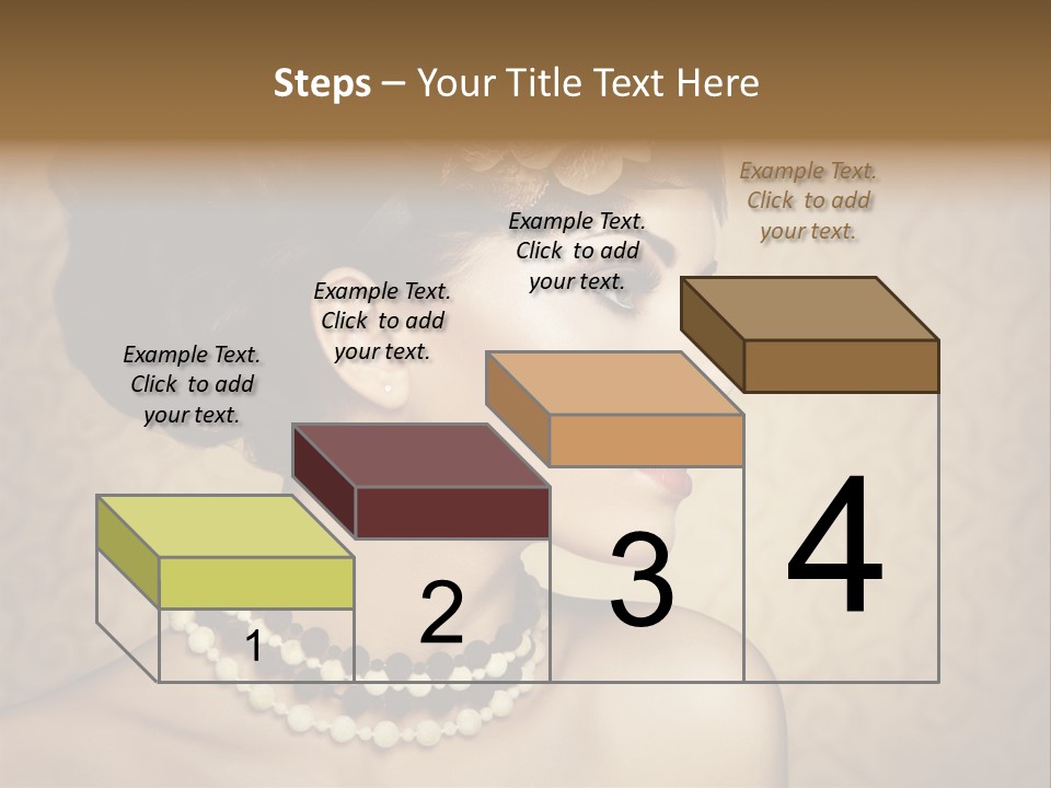 Celebrate Retro Caucasian PowerPoint Template