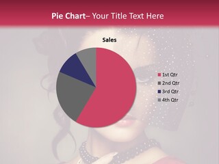 Caucasian Girl Jewellery PowerPoint Template