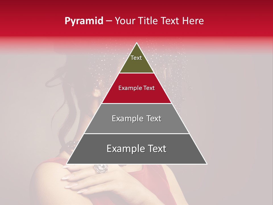 Voile Hair Wall PowerPoint Template