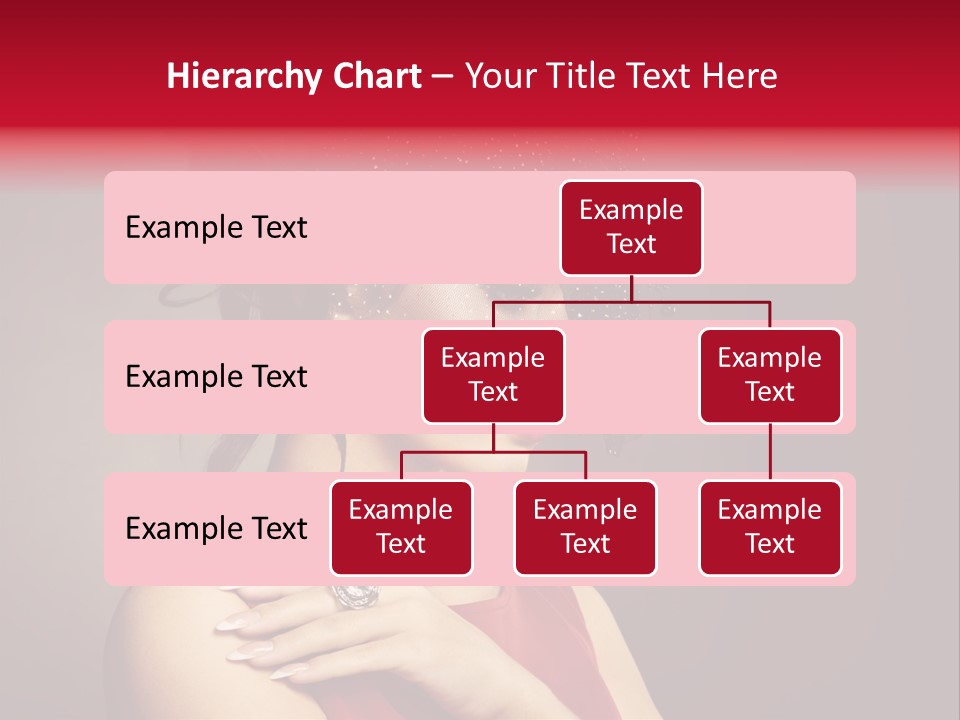 Voile Hair Wall PowerPoint Template