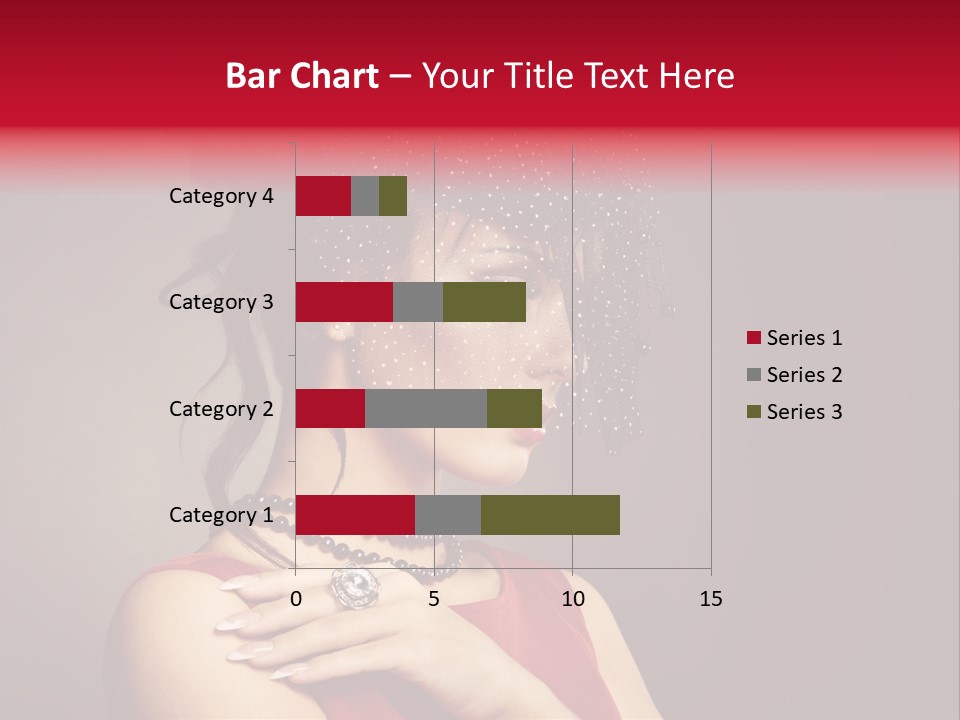 Voile Hair Wall PowerPoint Template