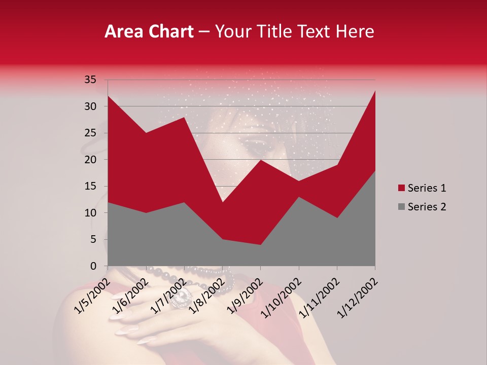 Voile Hair Wall PowerPoint Template
