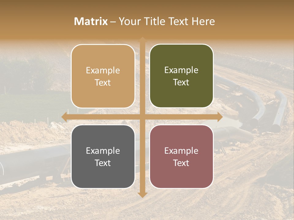 Transport Energetic Gas PowerPoint Template