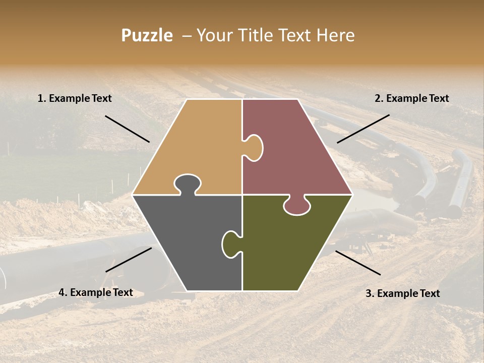 Transport Energetic Gas PowerPoint Template