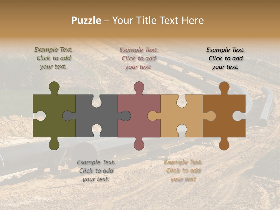 Transport Energetic Gas PowerPoint Template