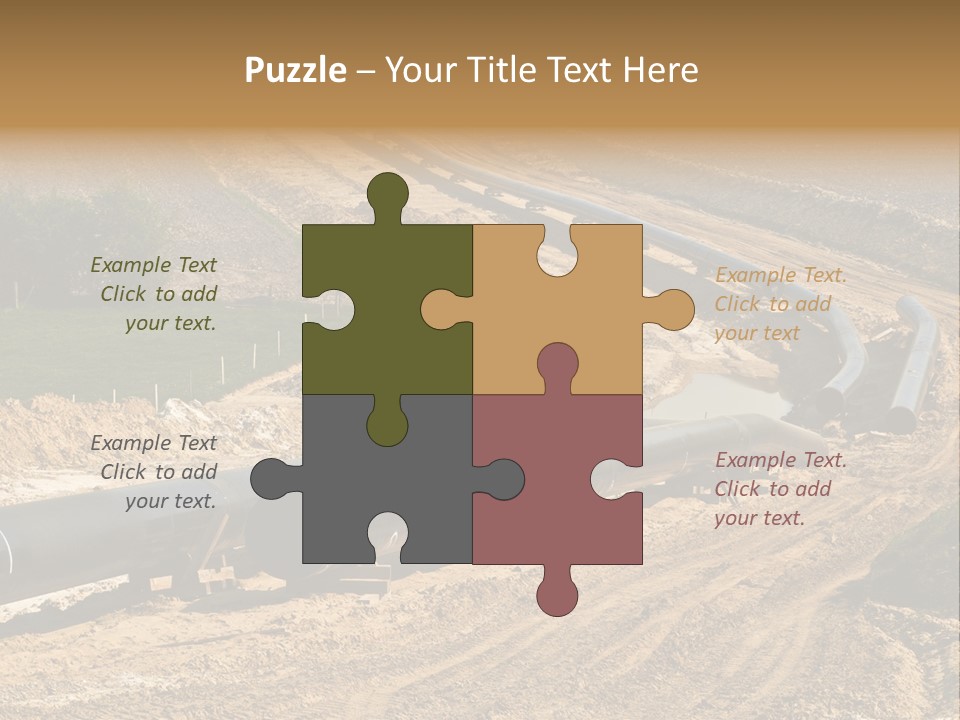 Transport Energetic Gas PowerPoint Template