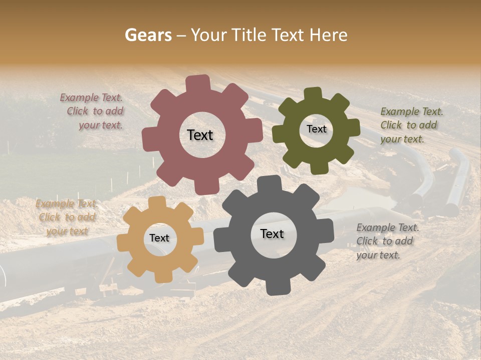 Transport Energetic Gas PowerPoint Template