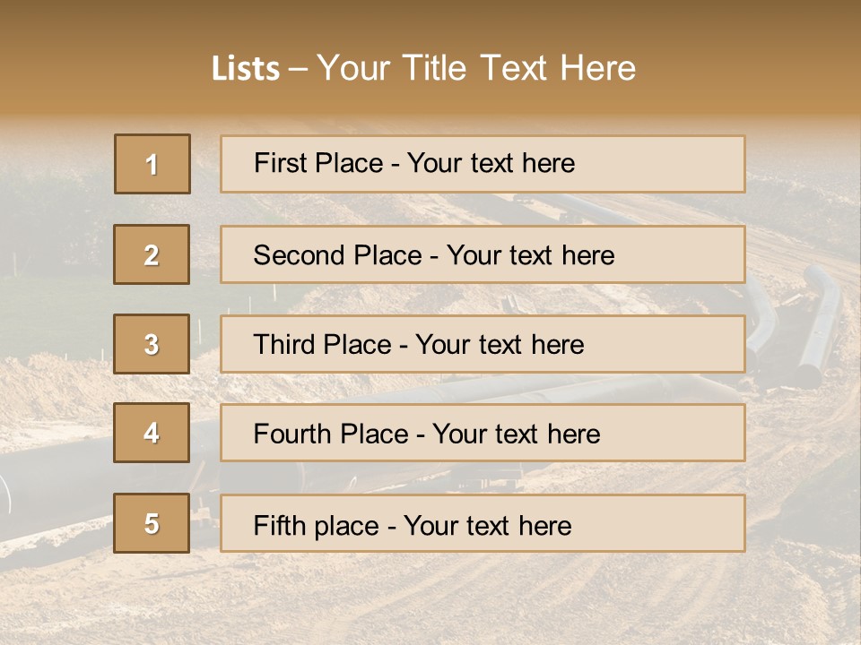 Transport Energetic Gas PowerPoint Template