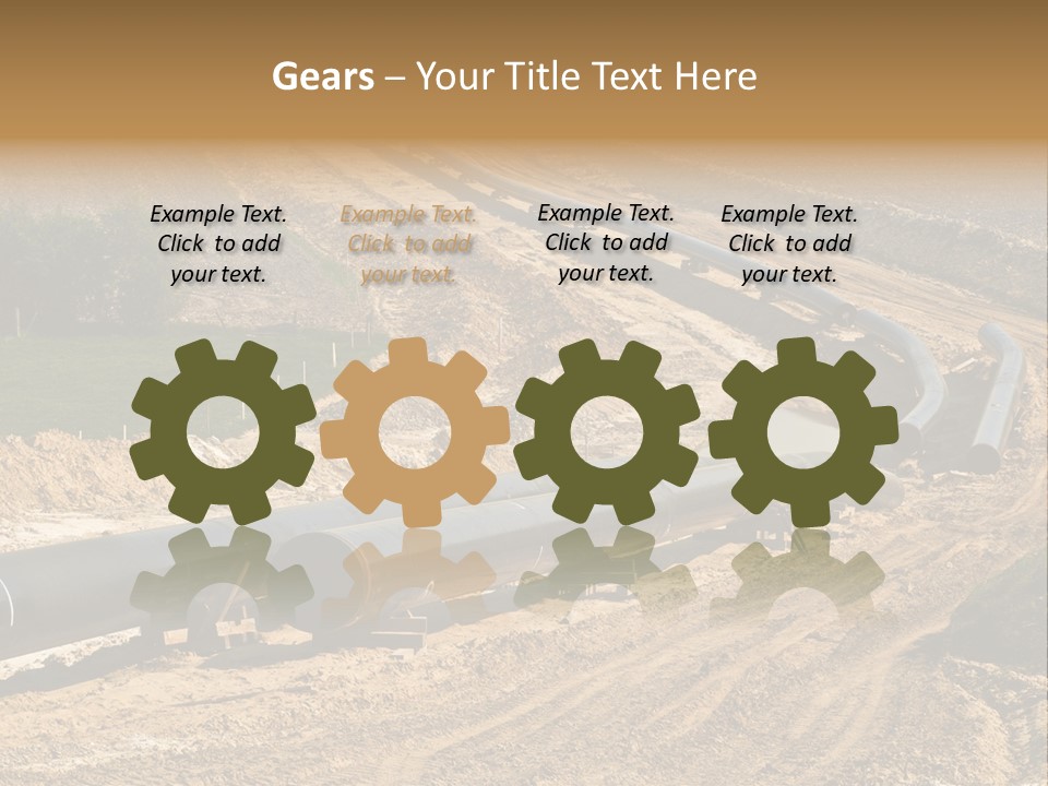 Transport Energetic Gas PowerPoint Template