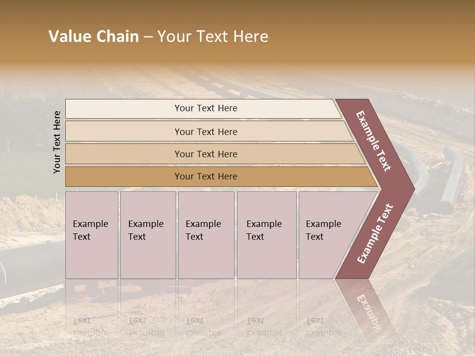 Transport Energetic Gas PowerPoint Template