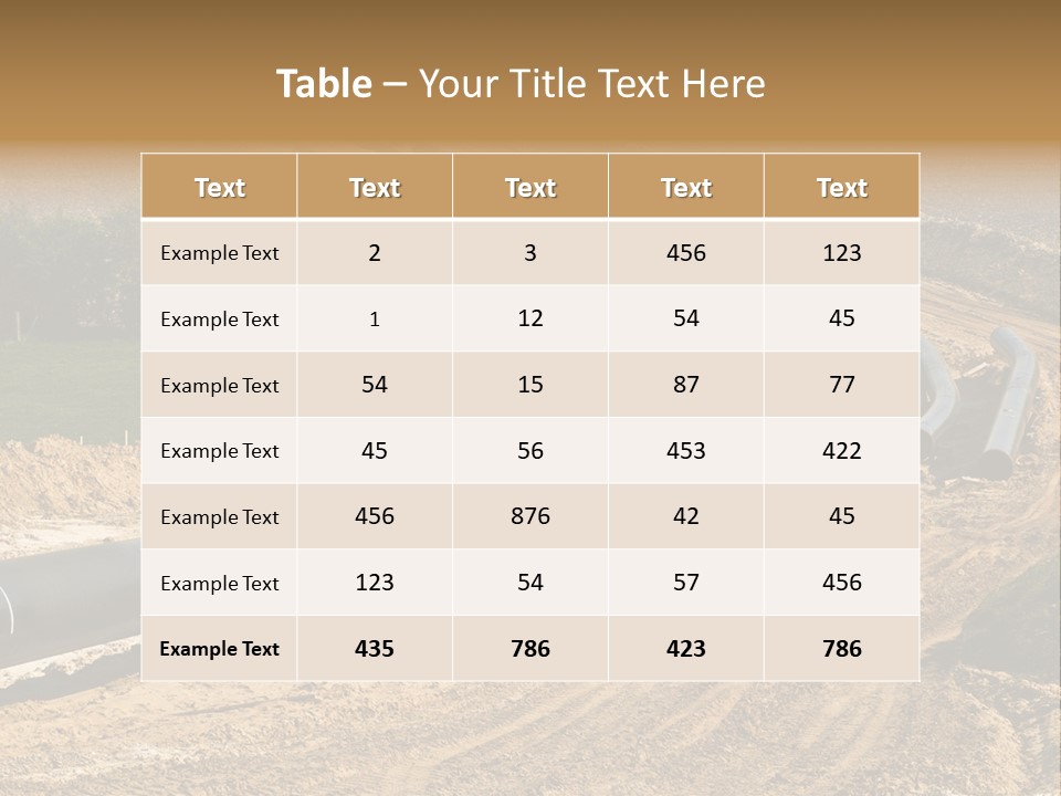 Transport Energetic Gas PowerPoint Template