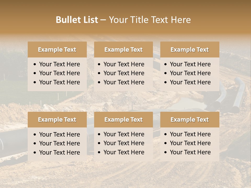 Transport Energetic Gas PowerPoint Template
