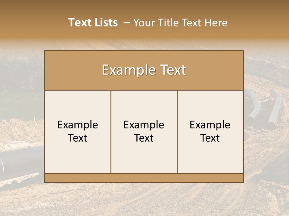 Transport Energetic Gas PowerPoint Template