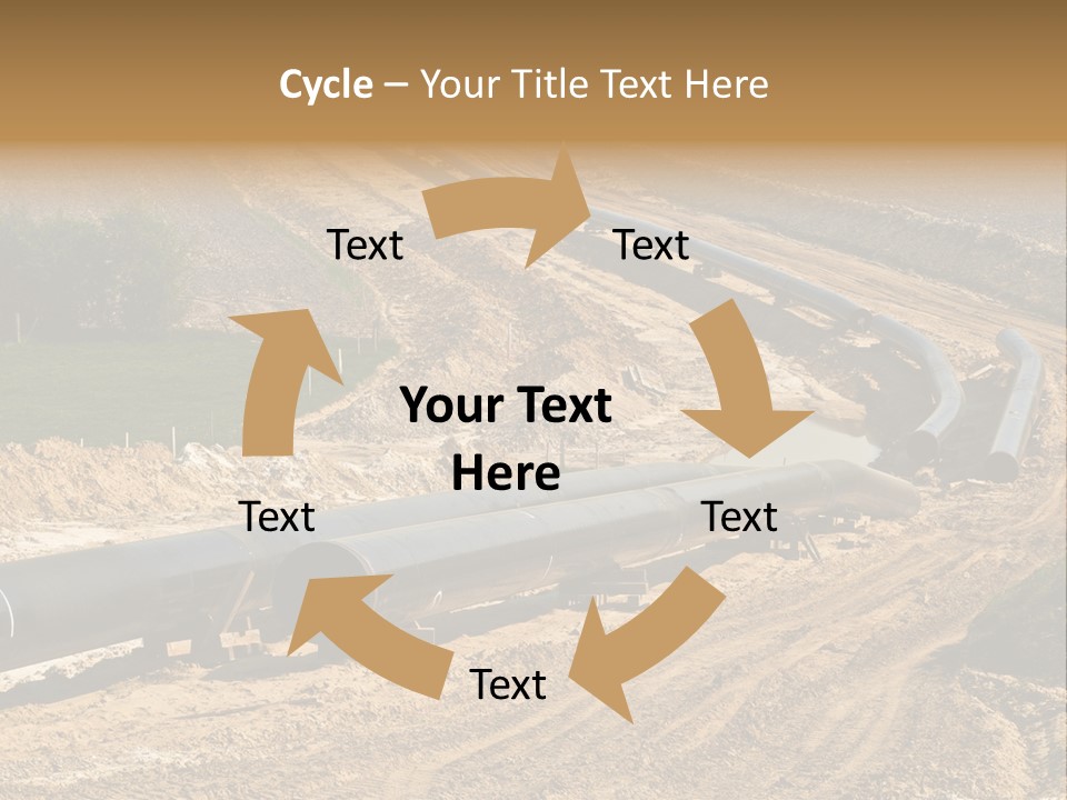 Transport Energetic Gas PowerPoint Template