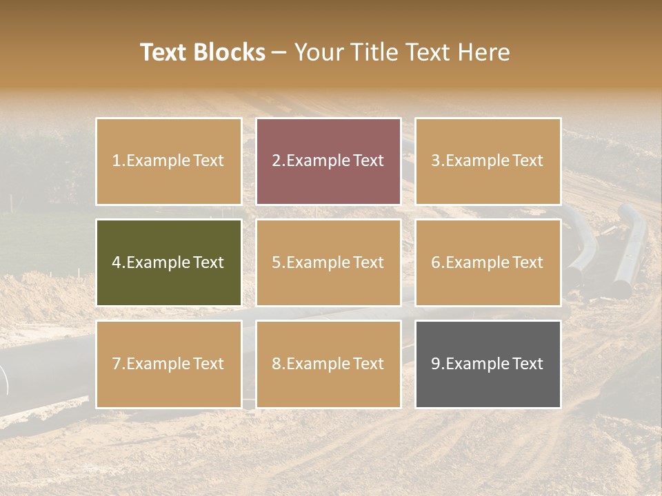 Transport Energetic Gas PowerPoint Template