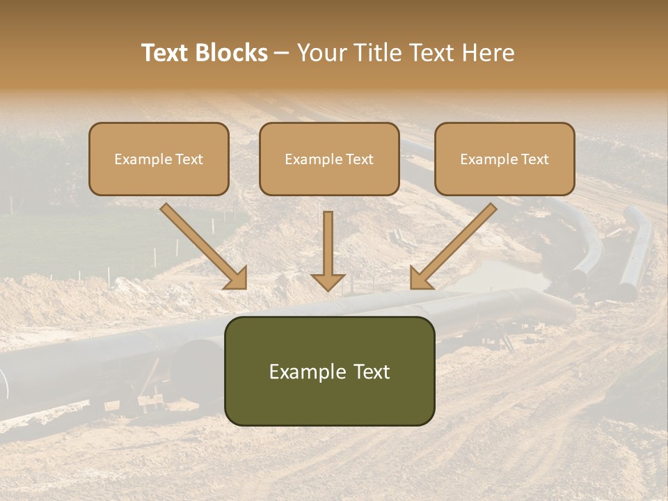 Transport Energetic Gas PowerPoint Template