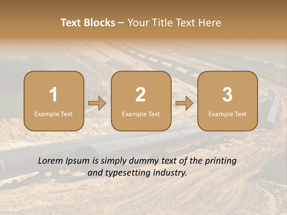 Transport Energetic Gas PowerPoint Template