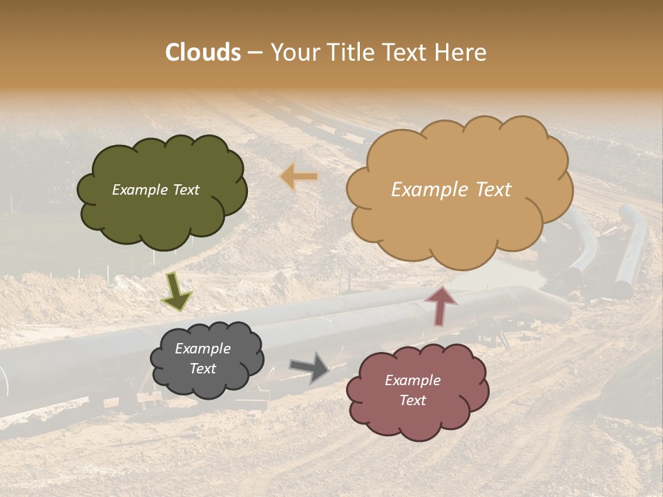 Transport Energetic Gas PowerPoint Template