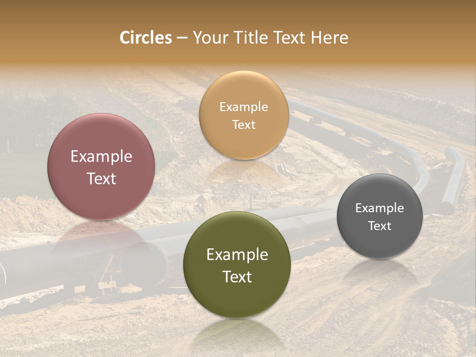 Transport Energetic Gas PowerPoint Template