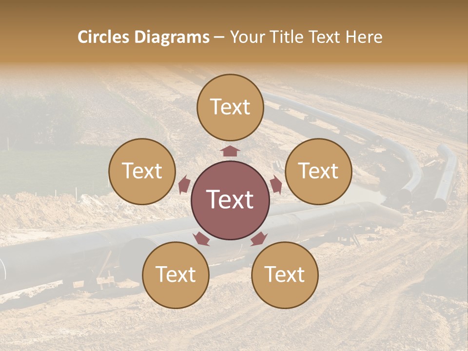 Transport Energetic Gas PowerPoint Template