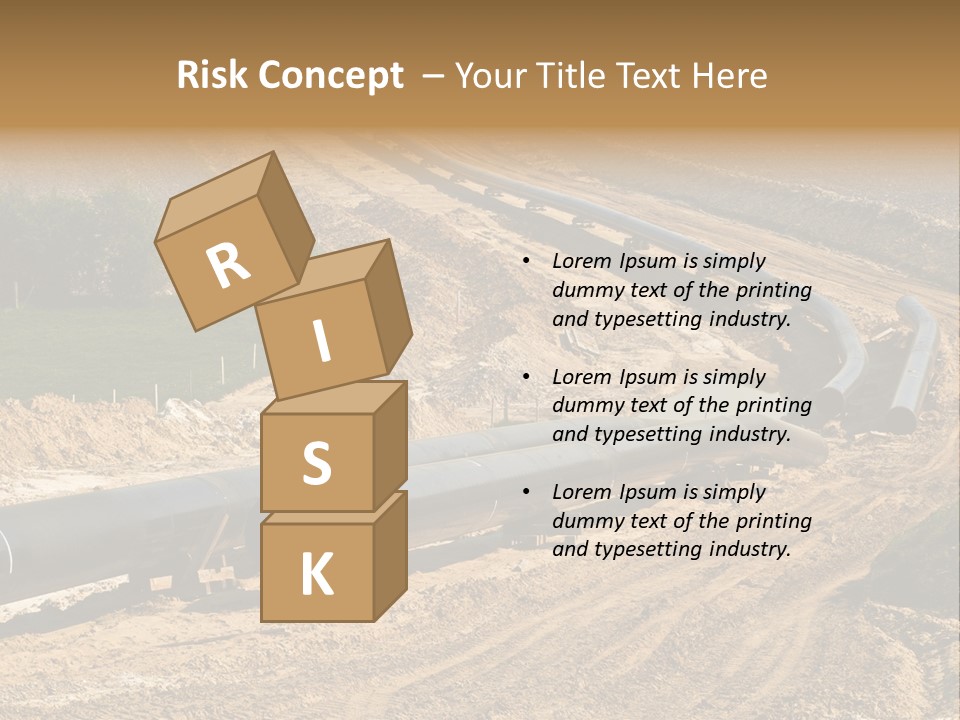 Transport Energetic Gas PowerPoint Template