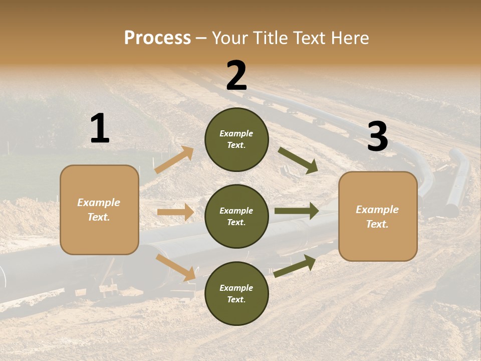 Transport Energetic Gas PowerPoint Template
