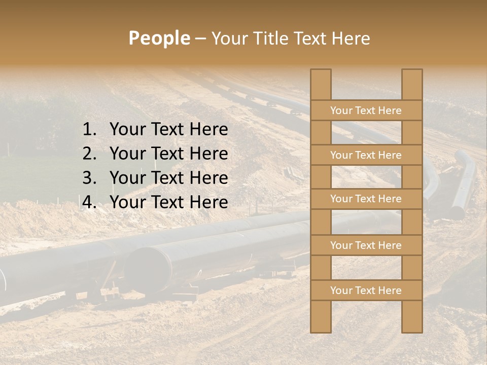 Transport Energetic Gas PowerPoint Template