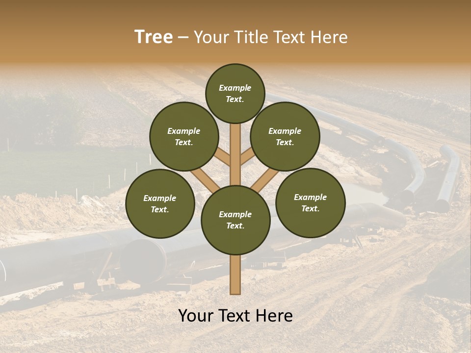 Transport Energetic Gas PowerPoint Template