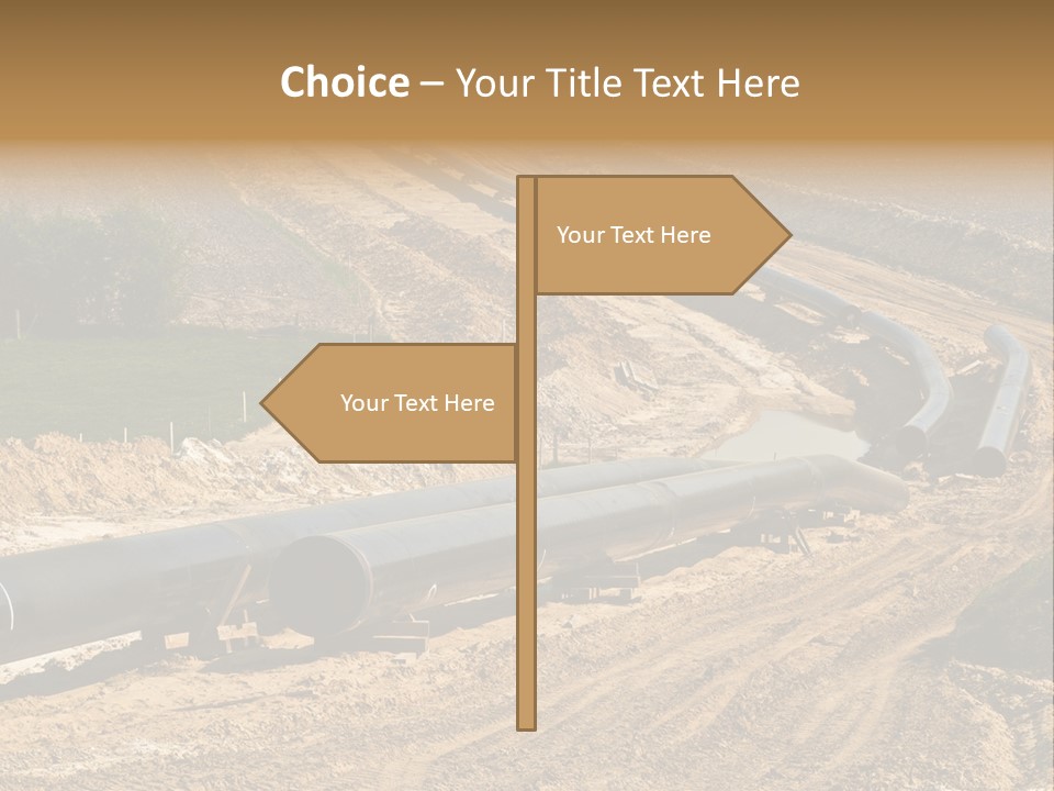 Transport Energetic Gas PowerPoint Template