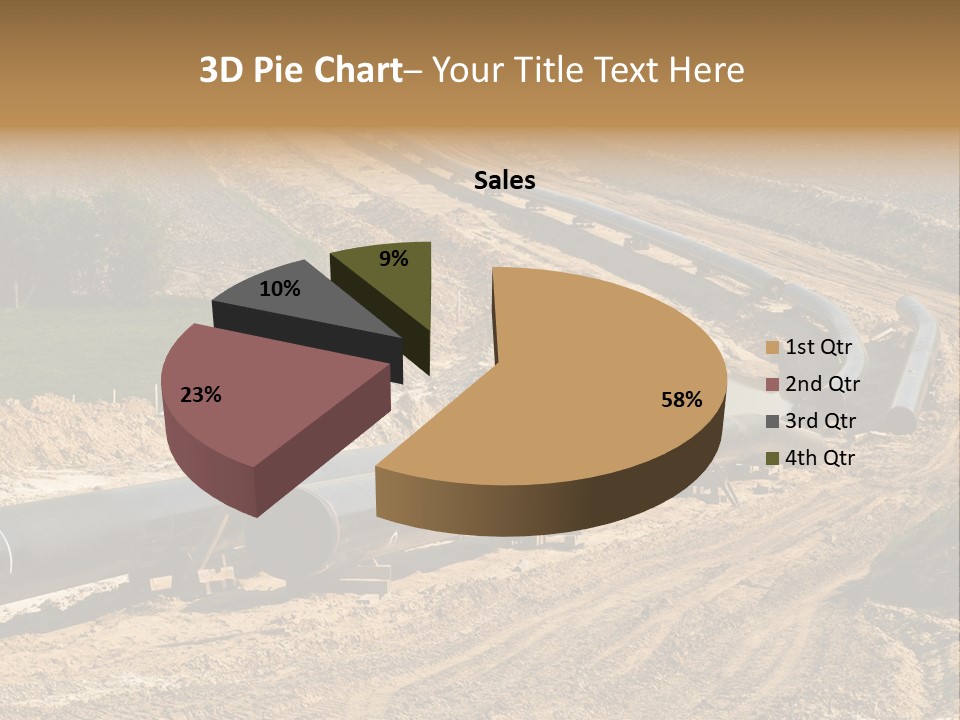 Transport Energetic Gas PowerPoint Template