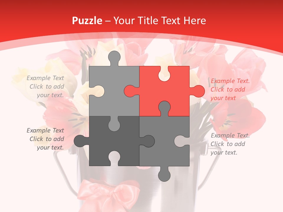 Colour Decorative Floral PowerPoint Template