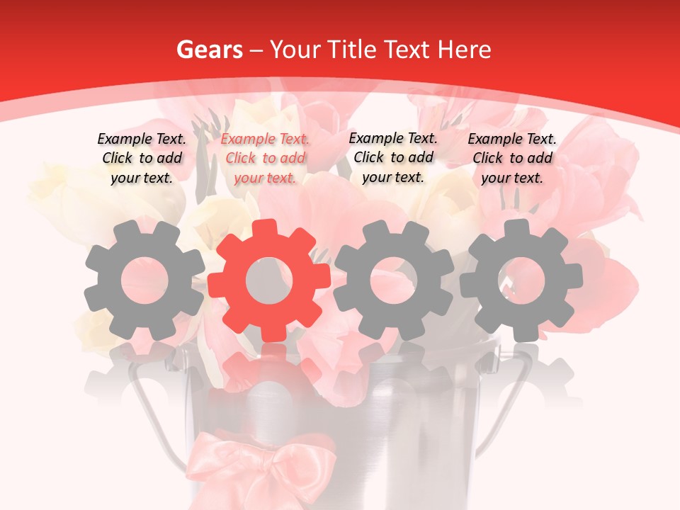 Colour Decorative Floral PowerPoint Template