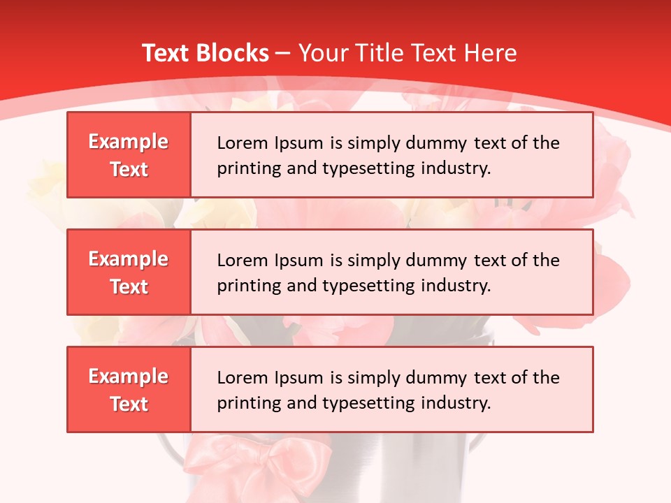 Colour Decorative Floral PowerPoint Template